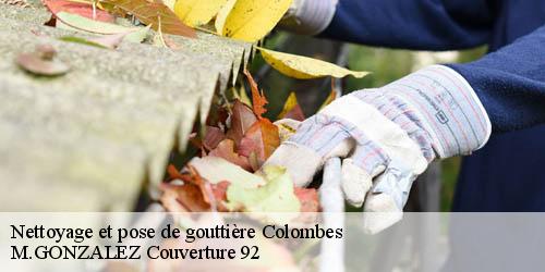 Nettoyage et pose de gouttière  colombes-92700 M.GONZALEZ Couverture 92