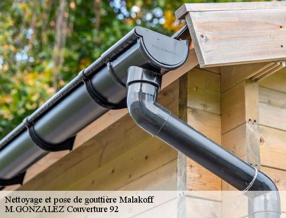 Nettoyage et pose de gouttière malakoff-92240 COUVERTURE ABRAHAM 92