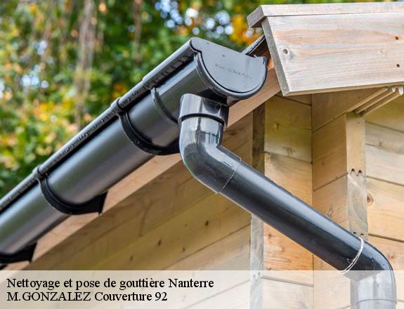 Nettoyage et pose de gouttière nanterre-92000 COUVERTURE ABRAHAM 92