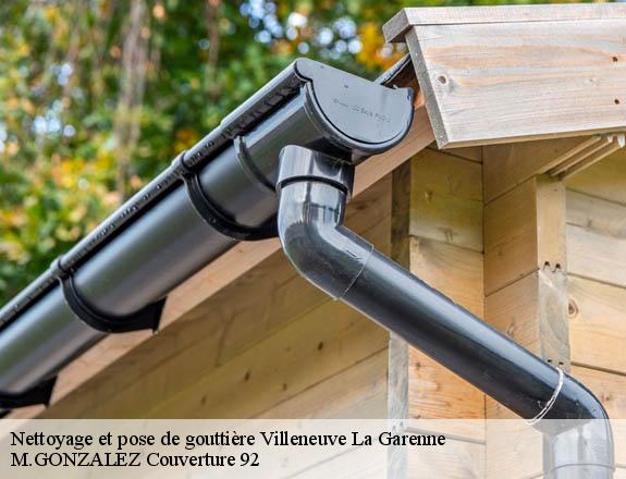 Nettoyage et pose de gouttière villeneuve-la-garenne-92390 Mouredon