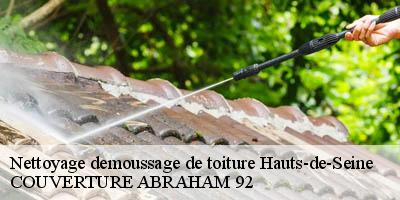 Nettoyage demoussage de toiture 92 Hauts-de-Seine  COUVERTURE ABRAHAM 92