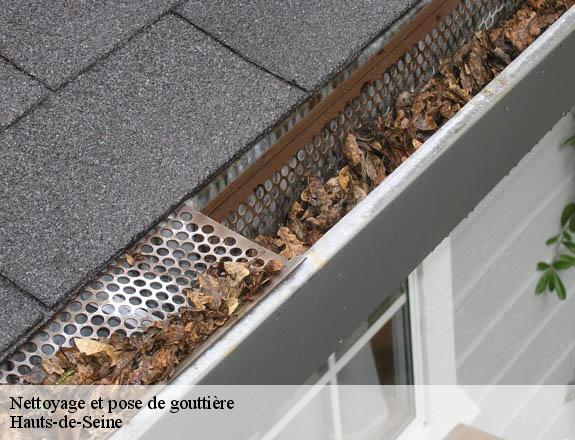 Nettoyage et pose de gouttière Hauts-de-Seine