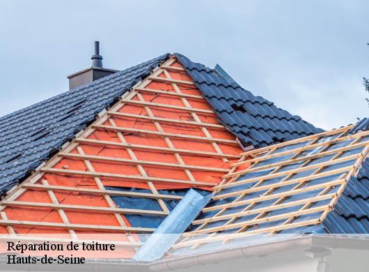 Réparation de toiture Hauts-de-Seine 