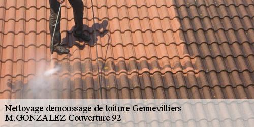 Nettoyage demoussage de toiture  gennevilliers-92230 M.GONZALEZ Couverture 92