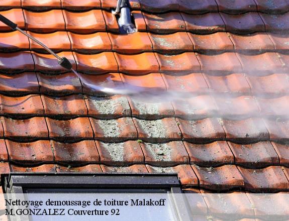 Nettoyage demoussage de toiture  malakoff-92240 COUVERTURE ABRAHAM 92