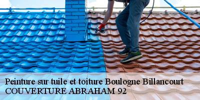 Peinture sur tuile et toiture  boulogne-billancourt-92100 COUVERTURE ABRAHAM 92