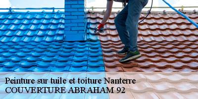 Peinture sur tuile et toiture  nanterre-92000 COUVERTURE ABRAHAM 92