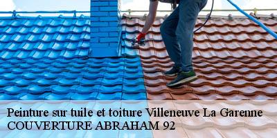 Peinture sur tuile et toiture  villeneuve-la-garenne-92390 COUVERTURE ABRAHAM 92