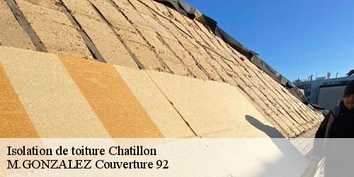 Isolation de toiture  chatillon-92320 M.GONZALEZ Couverture 92