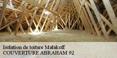 Isolation de toiture  malakoff-92240 COUVERTURE ABRAHAM 92