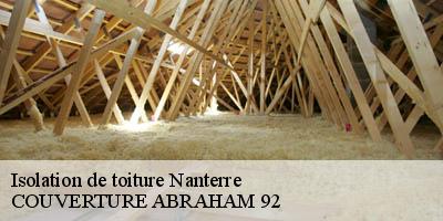 Isolation de toiture  nanterre-92000 COUVERTURE ABRAHAM 92